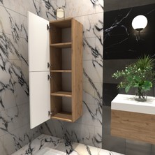 Yıldız Elegance Panjur Kapaklı Asma Boy Dolabı Ahşap - Beyaz