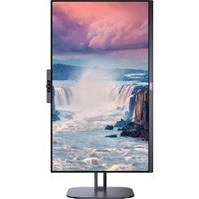 Aoc 23.8” IPS 24V5CW/BK 1ms 75HZ Hdm-Dp Web Kameralı Pıvot Monitör