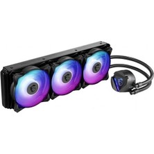 Msı 360MM Mag Corelıquıd 360R V2 Rgb Sıvı Soğutmalı AM4-1700P Işlemci Fanı Strx4 Uyumlu