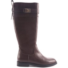 Nine West VARE 4PR Kahverengi Kadın Düz Çizme