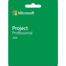 Mıcrosoft Project Professional 2024 Trk/eng Elektronik Lisans 32/64BIT EP2-07000