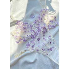 La Madame Lilac Babe Bralet Takımı