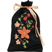 E38 El Işçiliği El Nakışı Kese 18 x 11 cm - 6013