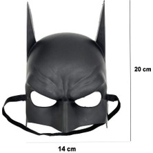 Erbar Siyah Çocuk Batman Maskesi Lastikli