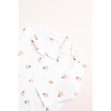 Vauva Kız Erkek Çocuk Baskılı Uzun Kollu Pijama Takımı