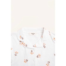 Vauva Kız Erkek Çocuk Baskılı Uzun Kollu Pijama Takımı