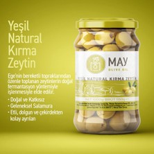 May Doğal Yeşil Kırma Zeytin 1 kg
