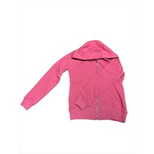 BENETTON-W21463 Benetton Sweatshirt Kadın Gül Kurusu Spor Çeket 72883-093