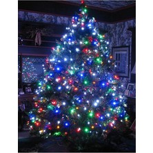 5 Metre Renkli Pirinç LED Işık | 4 Modlu Çam Ağacı Yılbaşı Süsü