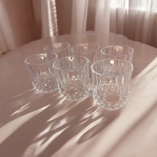 6 Adet Cam Su Bardağı Kesme Model-300ML
