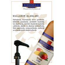 Simonelli Kahve ve Kokteyl Şurubu Mango Aromalı 700 ml + Pompa