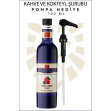 Simonelli Kahve ve Kokteyl Şurubu Orman Meyveleri Aromalı 700 ml + Pompa