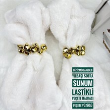 Yılbaşı Sofra Sunum Peçete Halkası Peçete Yüzüğü 6lı