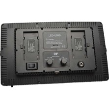 DP Dp-Led 800 Pro Video Işık Panelli Kamera Işığı Youtube Video Işık Iki Adet Batarya + 2 m Ayak