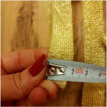 Lüks Gold Parlak Yılbaşı Ağacı Süsü 2.5metre Kalınlık 2cm