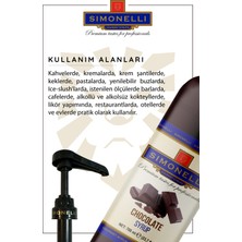 Simonelli Kahve ve Kokteyl Şurubu Çikolata Aromalı 700 ml + Pompa