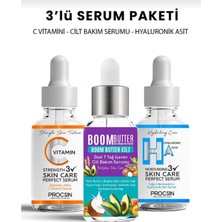 Procsin Üçlü Serum Paketi (C Vitamini - Bb Cilt Bakım Serumu - Hyaluronik Asit Serumu)