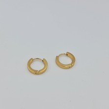 SE Jewellery Gold 1,2 cm Klasik Halka Küpe