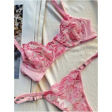 La Madame Adele Pink Bralet Takımı