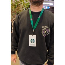 Starbuck Yaka Kartı Boyun Ipi Askılı Kartlık