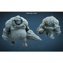 Yılbaşı Christmas Ogre Figürü - 10 cm
