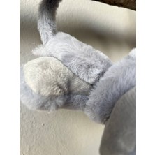 Çocuklar Kulaklık Soğuktan Koruyucu Kulaklı Köpek Suratlı Angora Iplikli Peluş Kulaklık