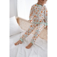 1.0 Tog Çocuk Pijama Takımı - Meyve Desenli