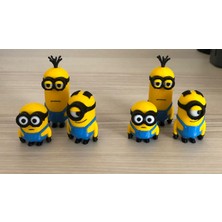 Minions Bob, Kevin, Stuart 3'lu Set Mini Oyuncak