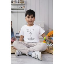 This Is Bob Tişört  Bob Has No Arms Tasarımlı Unisex Çocuk Tshirt