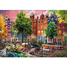 KS Games Beautiful Sunset In Amsterdam 1000 Parça Puzzle