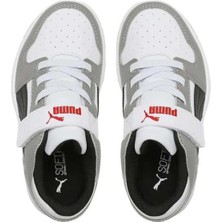 Puma 37049220 Pm Rebound Layup Whıte Black Çocuk Sneaker