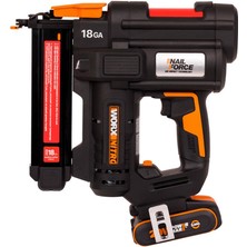 Worx WX844 20 Volt 2.0 Ah Li-İon 16 - 40 mm Şarjlı Zımba Makinesi + 2700 Adet Yedek Zımba