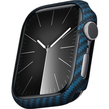 Pitaka Air Case Watch 45MM Kasa Koruyucu 600D Aramid Fiber Classic Serisi Black-Blue Twill