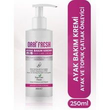 Orbifresh Ayak Bakım Kremi, Ayak & Topuk Çatlak Önleyici Etkili Krem 250 ml