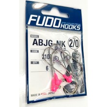 Fudo 2100 Jıghead  No:2/0, Nıkel, 6 Adet 1 Gram