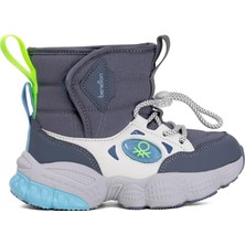 Benetton BNI-11081 Filet Erkek Çocuk Düz Bot Petrol