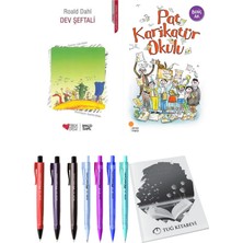 Pat Karikatür Okulu ve Dev Şeftali 2'li Set - Kalem