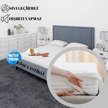 Yatak Alez- 4 Köşe Lastikli Sıvı Geçirmz Yatak Koruyucu Alez