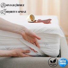 Yatak Alez- 4 Köşe Lastikli Sıvı Geçirmz Yatak Koruyucu Alez