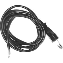 Teknomidi Siyah 4 Metre Fişli Abajur Lambader Kablosu