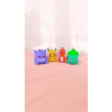 3DŞehri Pokemon Anahtarlık Set 4’lü