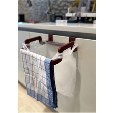 Havlu ve Poşet Askılığı Bordo