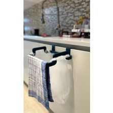 Havlu ve Poşet Askılığı Mavi