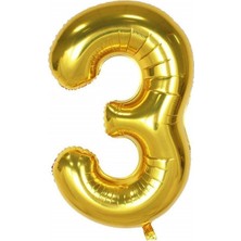 Konsept Sepeti Yaş Gold Balon Seti Krom Gold Konfetili Beyaz Balon Happy Birthday Banner (Balon Bandı Hediyeli)