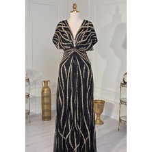Yonca Moda Evi Store Gold Ithal Abiye 1010