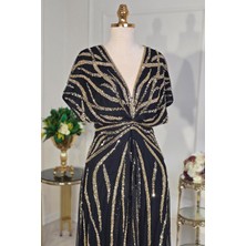 Yonca Moda Evi Store Gold Ithal Abiye 1010