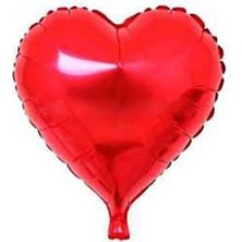 Partici Kırmızı Kalp Folyo Balon 45CM