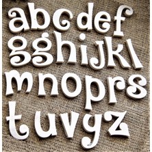 Morlalem Büyük Boy 8cm Harf El Yazısı Alfabe Silikon Kalıp K-036