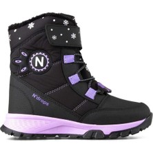 Ndrops N'Drops Çocuk Siyah-Lila (26-30) Kar Botu