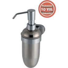 Çelik Banyo Paslanmaz Pirinç Zirve Metal Montajlı Sıvı Sabunluk